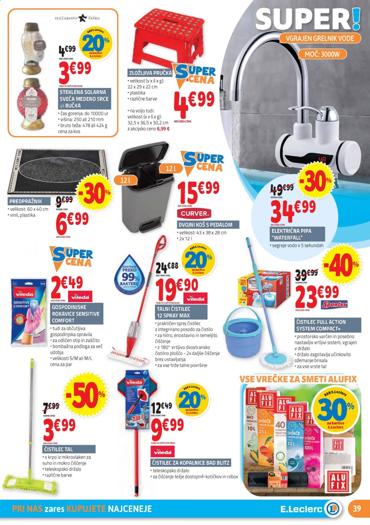 E.Leclerc katalog - 4.8.2021 - 14.8.2021. Stran 39