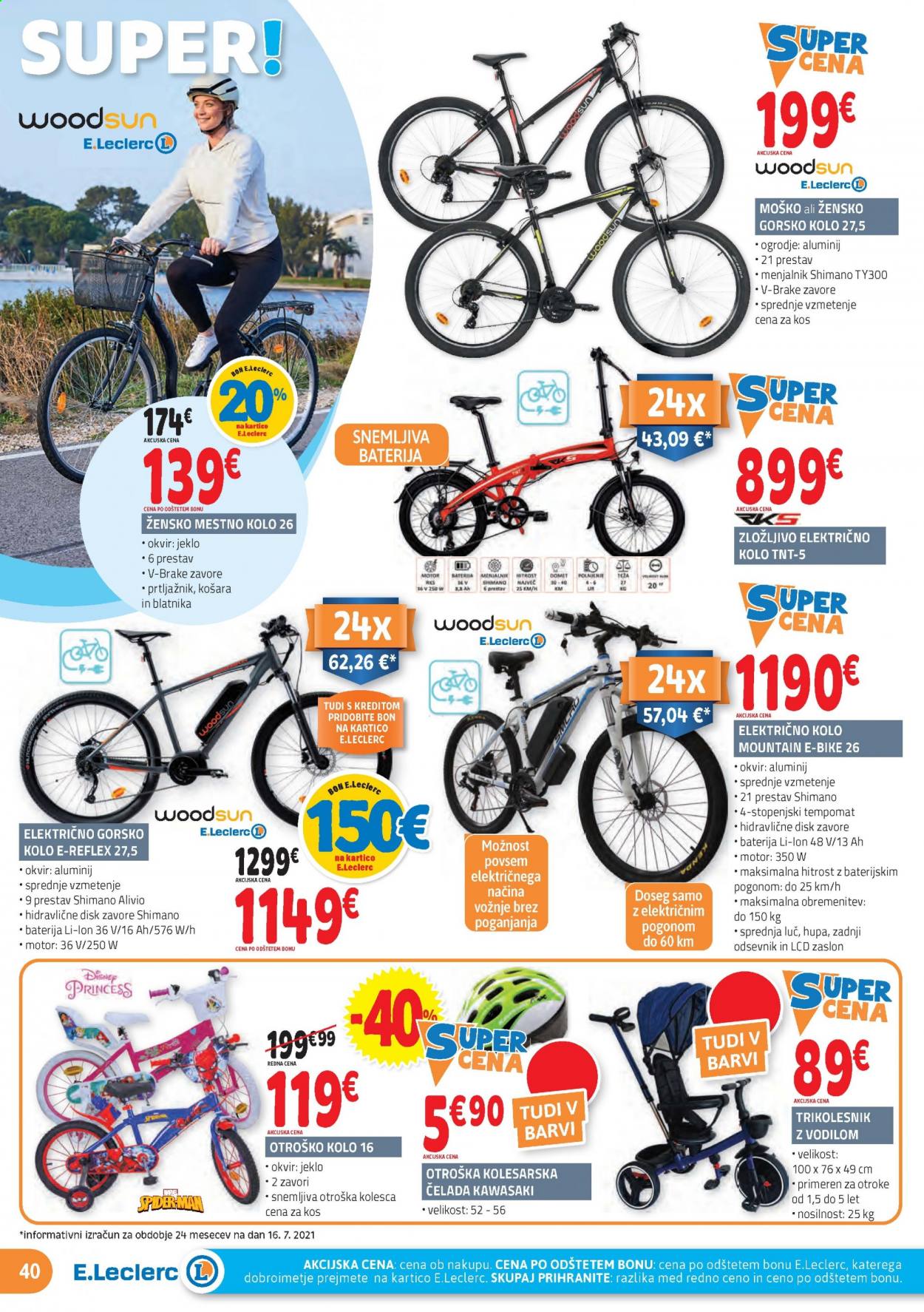 E.Leclerc katalog - 4.8.2021 - 14.8.2021. Stran 40