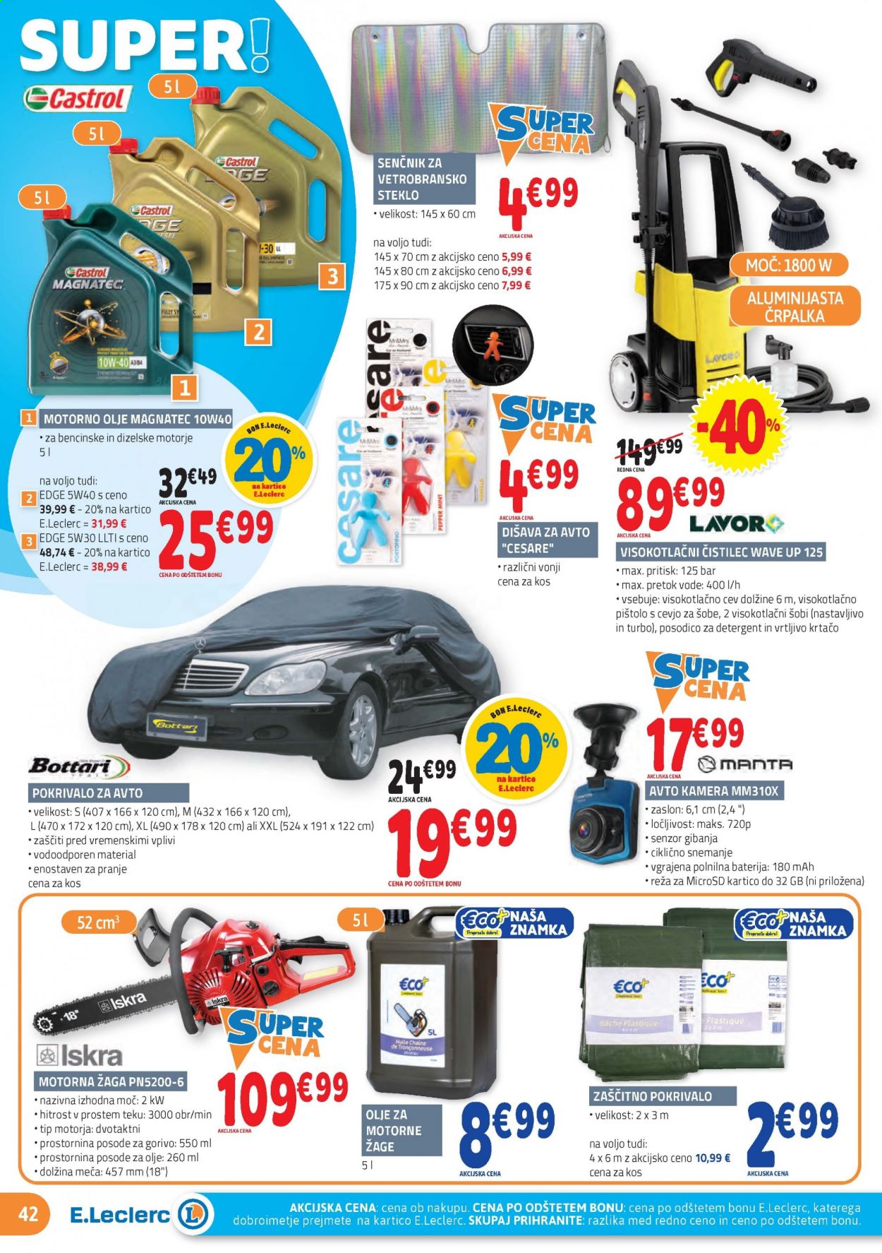 E.Leclerc katalog - 4.8.2021 - 14.8.2021. Stran 42
