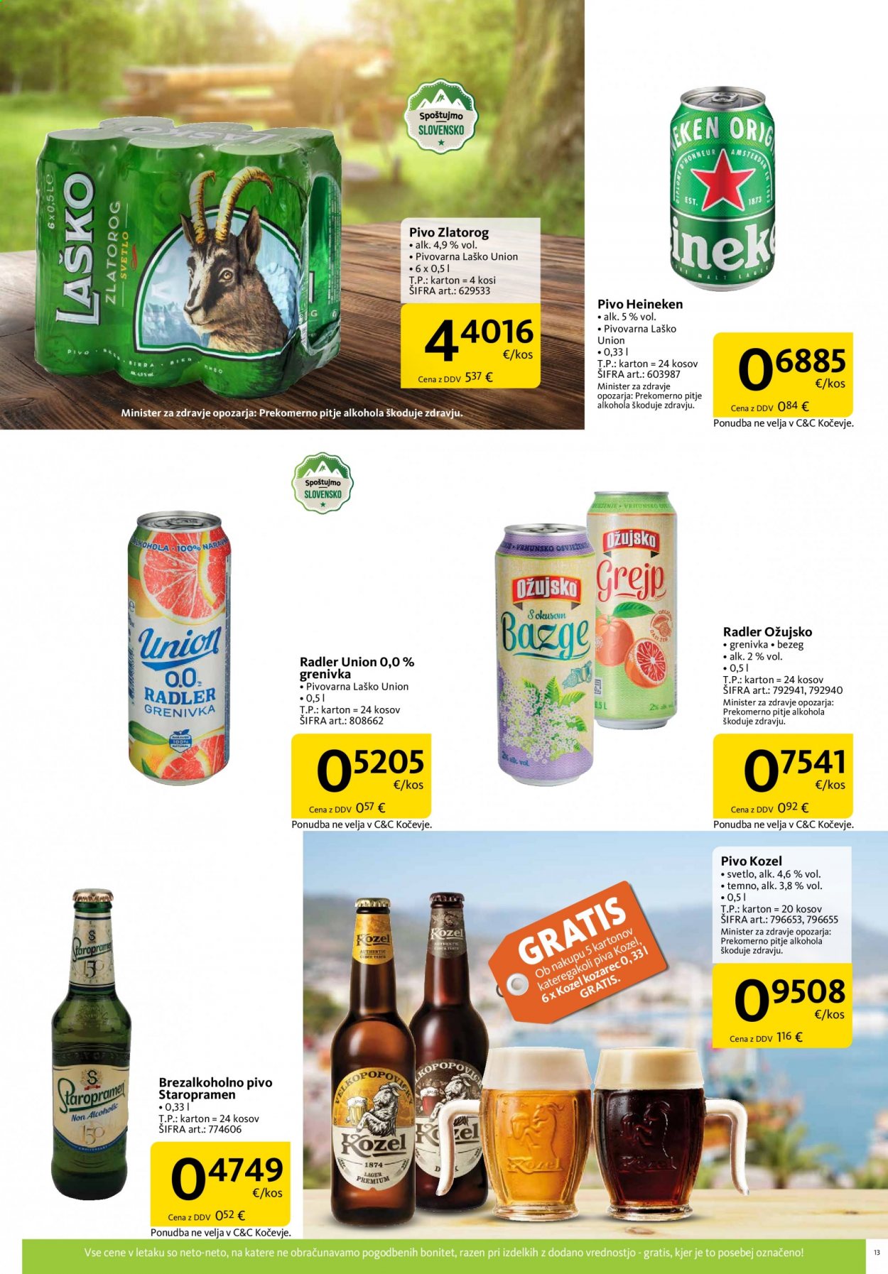 Tuš Cash & Carry katalog - 5.8.2021 - 16.8.2021. Stran 13