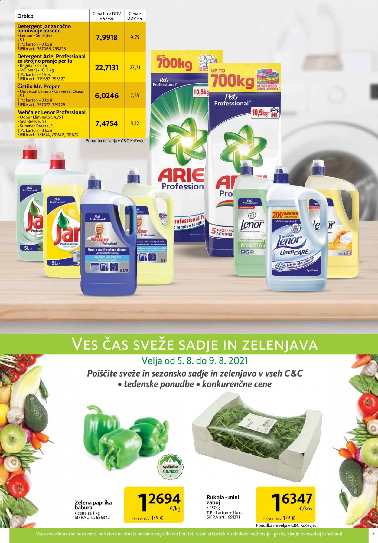 Tuš Cash & Carry katalog - 5.8.2021 - 16.8.2021. Stran 15