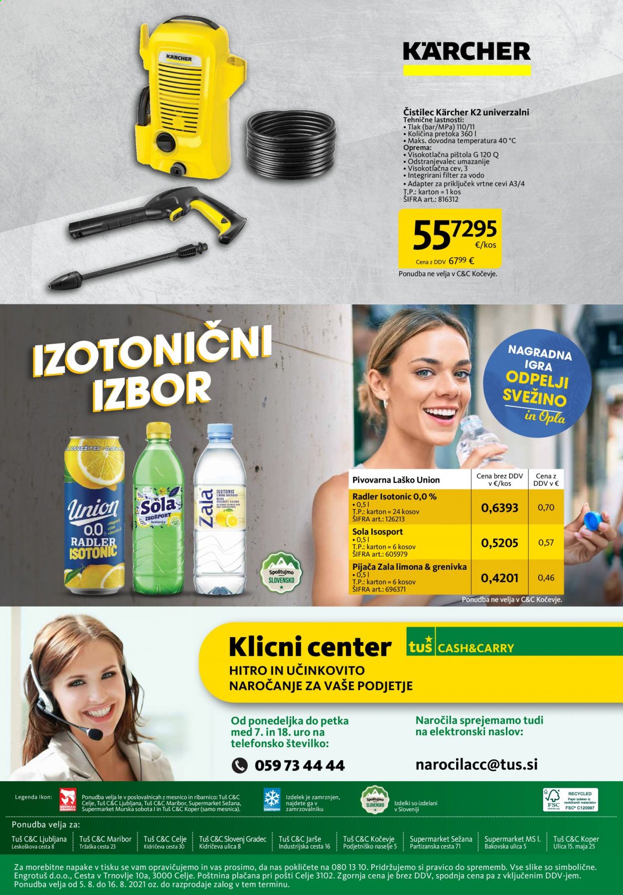 Tuš Cash & Carry katalog - 5.8.2021 - 16.8.2021. Stran 16