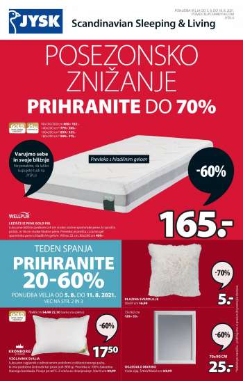 JYSK katalog - 05.08.2021 - 18.08.2021.