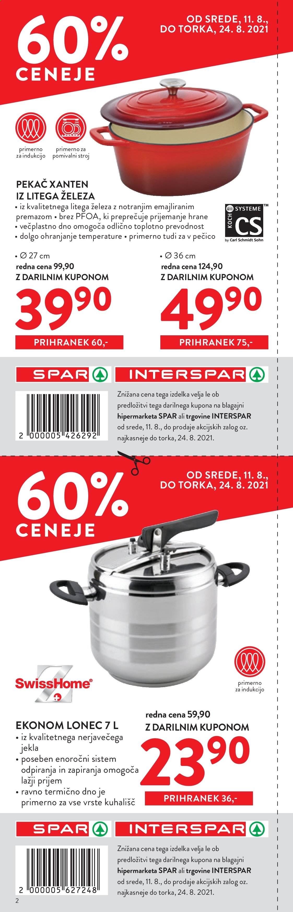 SPAR katalog - 11.8.2021 - 24.8.2021. Stran 2