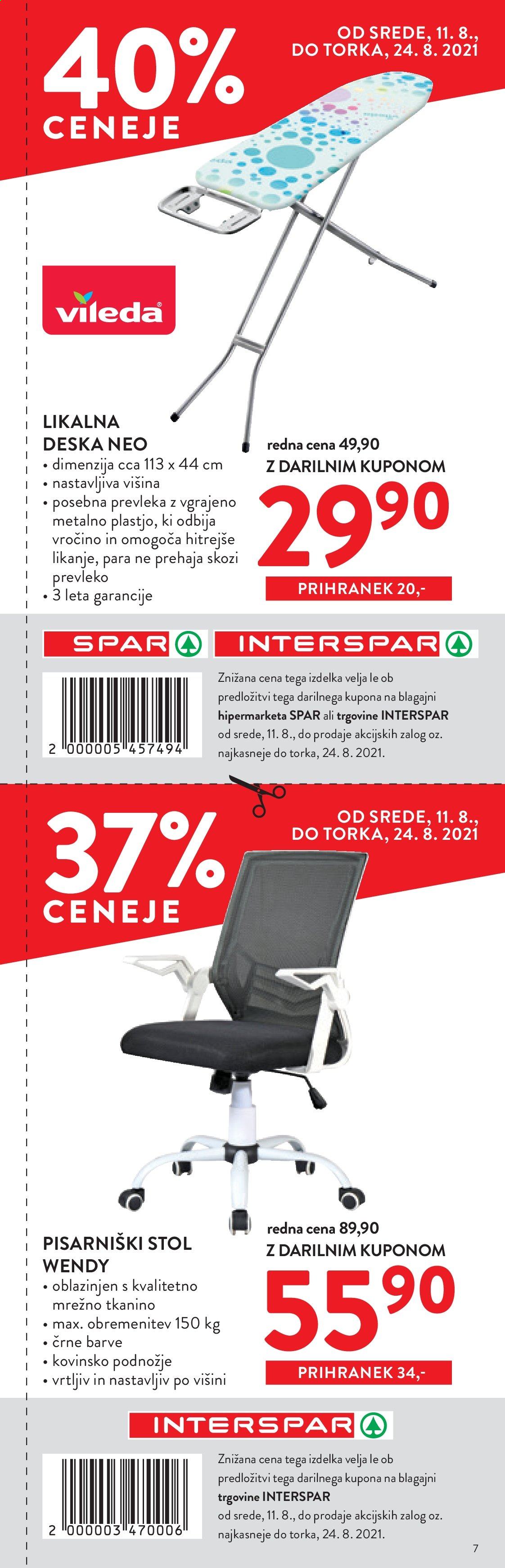 SPAR katalog - 11.8.2021 - 24.8.2021. Stran 7