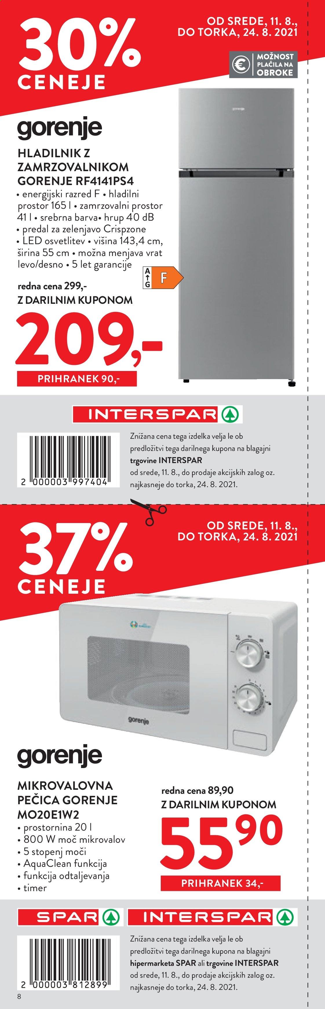 SPAR katalog - 11.8.2021 - 24.8.2021. Stran 8