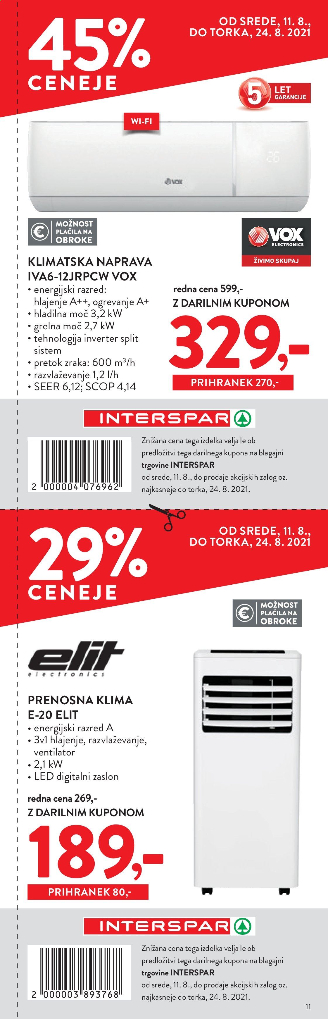 SPAR katalog - 11.8.2021 - 24.8.2021. Stran 11