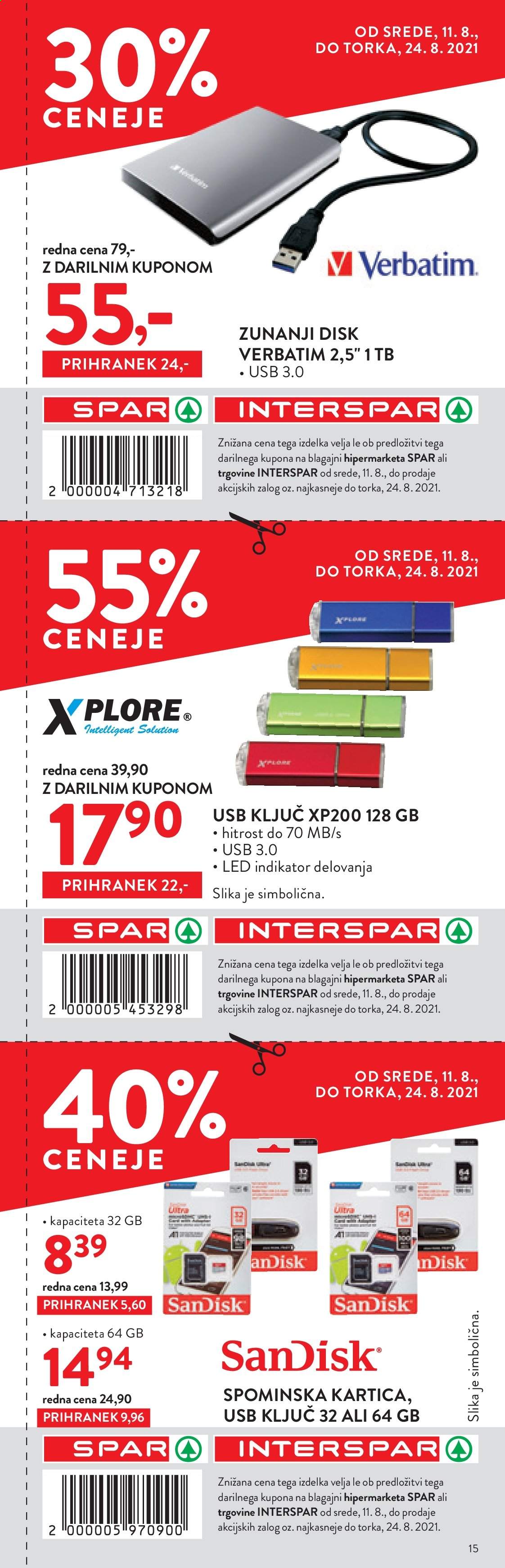 SPAR katalog - 11.8.2021 - 24.8.2021. Stran 15