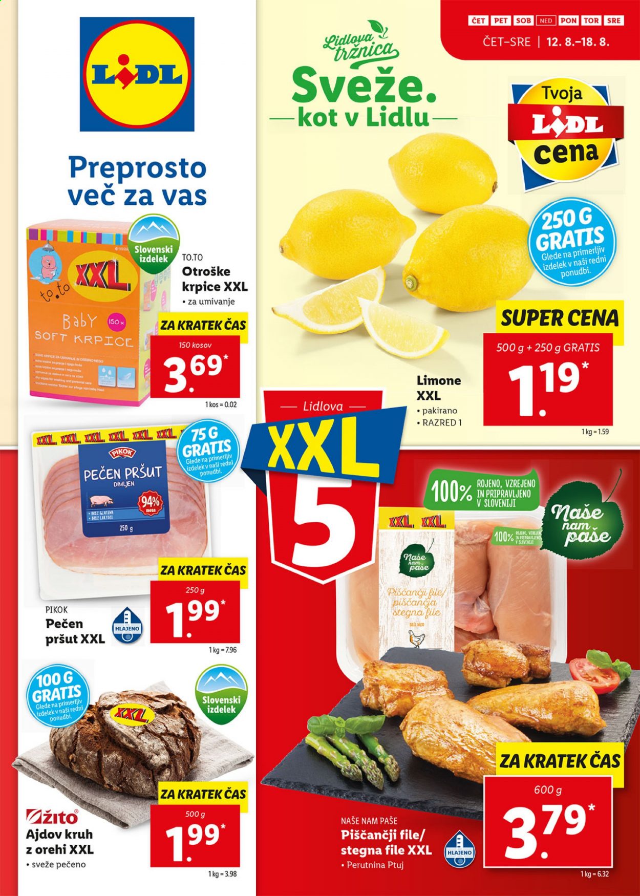 Lidl katalog - 12.8.2021 - 22.8.2021. Stran 1