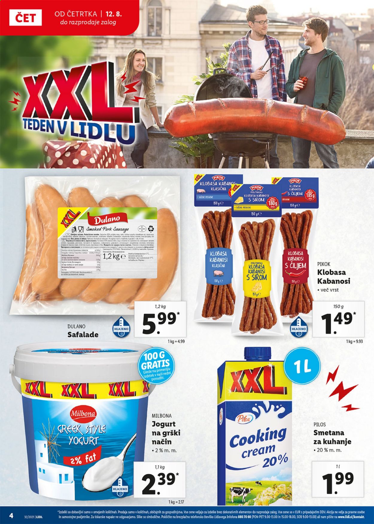 Lidl katalog - 12.8.2021 - 22.8.2021. Stran 4
