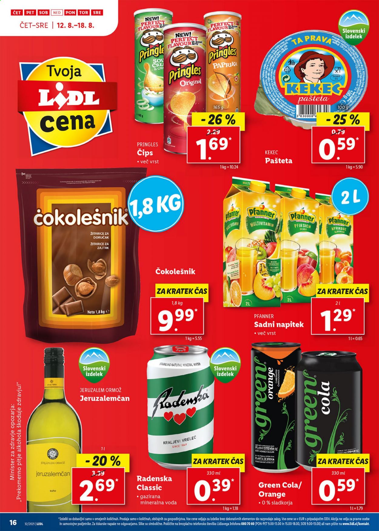 Lidl katalog - 12.8.2021 - 22.8.2021. Stran 16