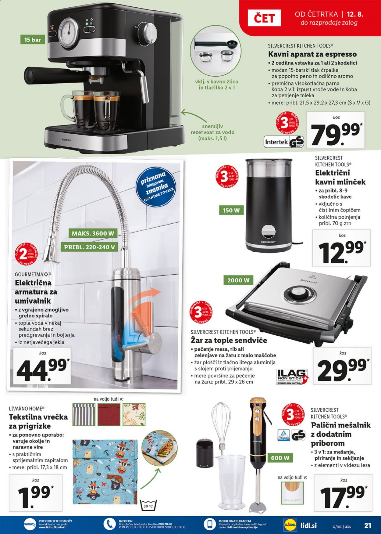 Lidl katalog - 12.8.2021 - 22.8.2021. Stran 21