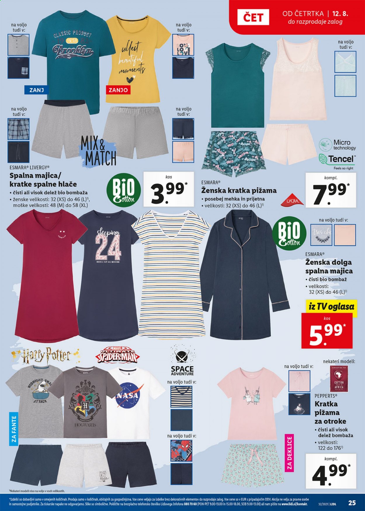 Lidl katalog - 12.8.2021 - 22.8.2021. Stran 25