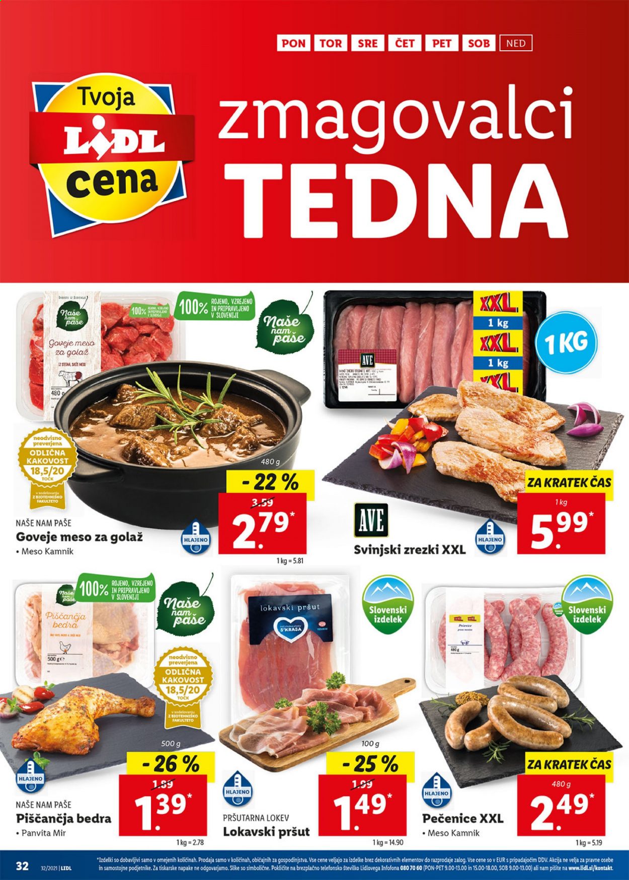 Lidl katalog - 12.8.2021 - 22.8.2021. Stran 32
