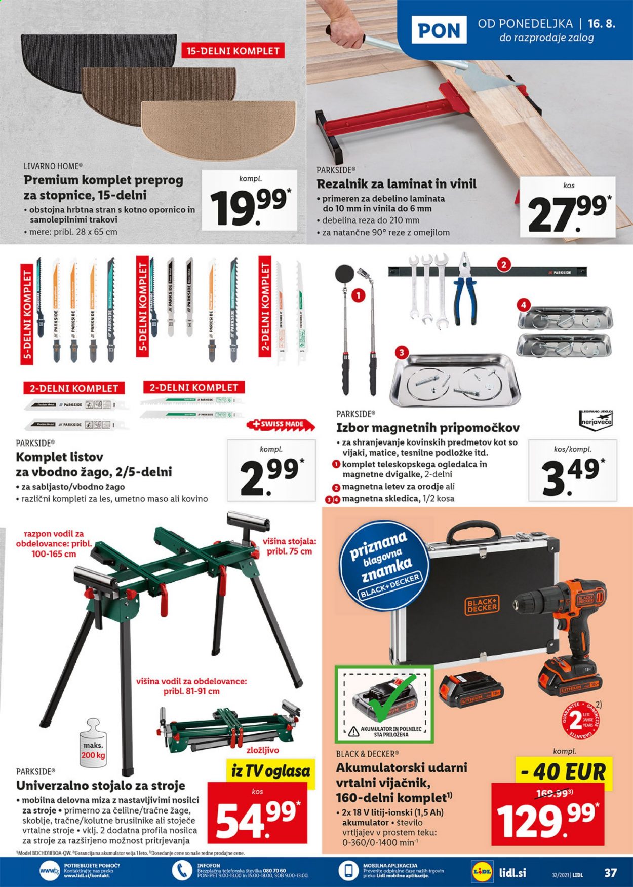 Lidl katalog - 12.8.2021 - 22.8.2021. Stran 37