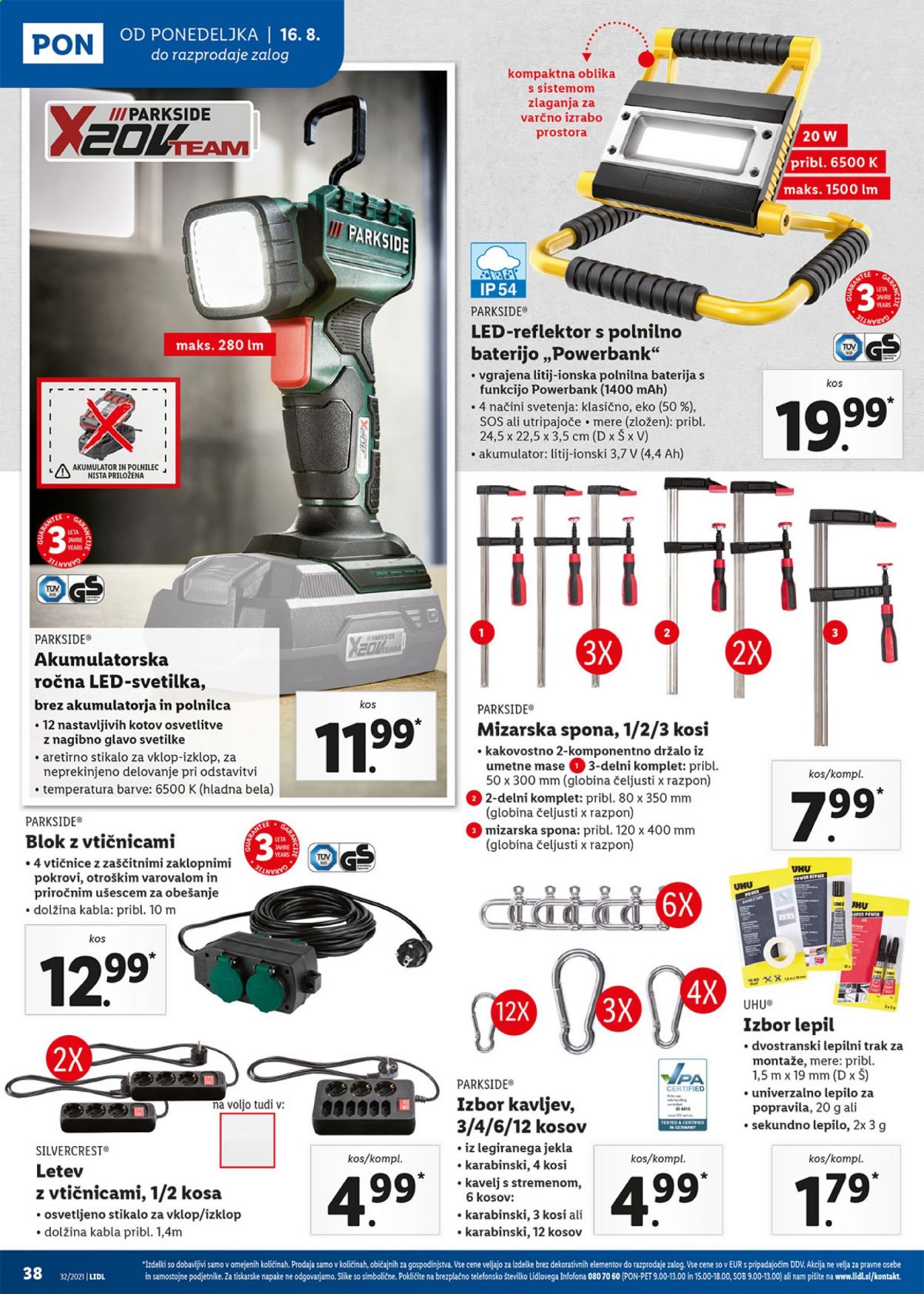 Lidl katalog - 12.8.2021 - 22.8.2021. Stran 38