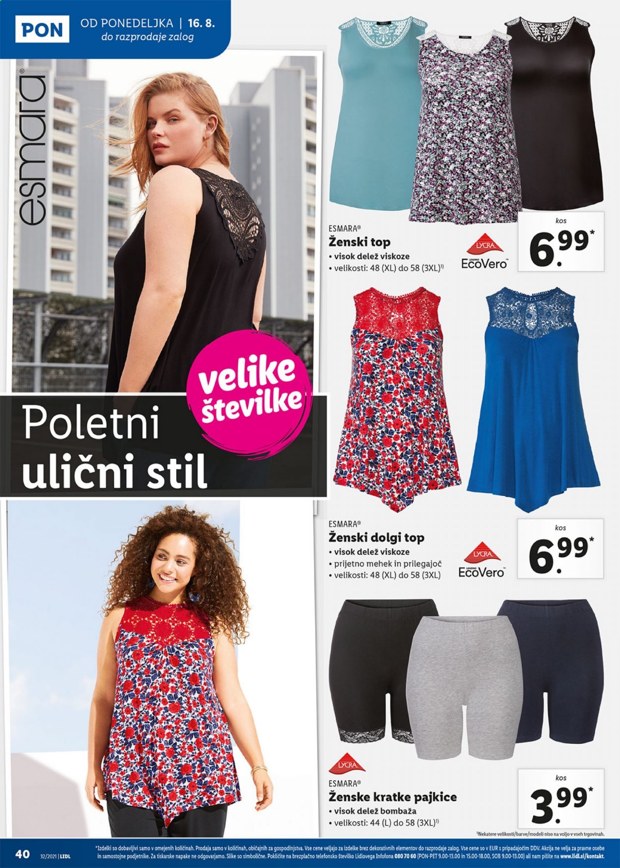 Lidl katalog - 12.8.2021 - 22.8.2021. Stran 40