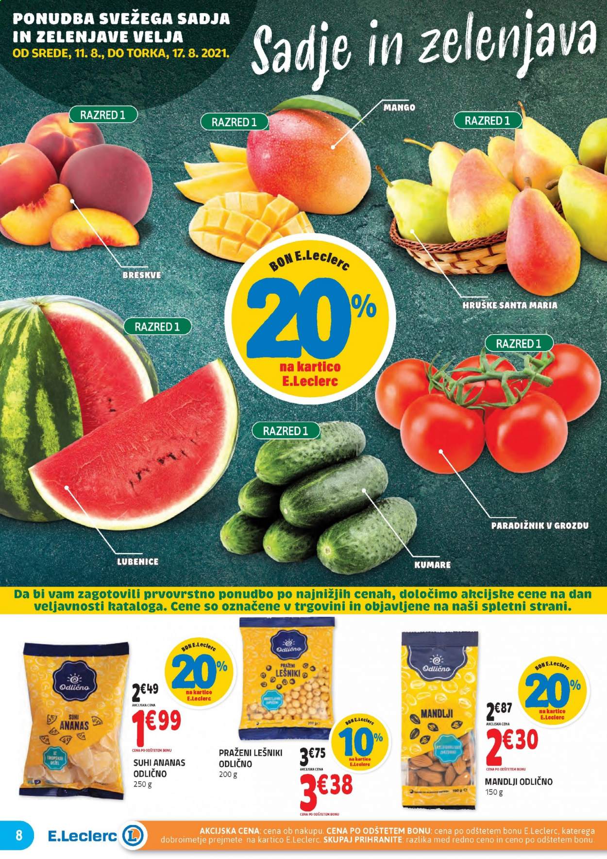 E.Leclerc katalog - 11.8.2021 - 21.8.2021. Stran 8