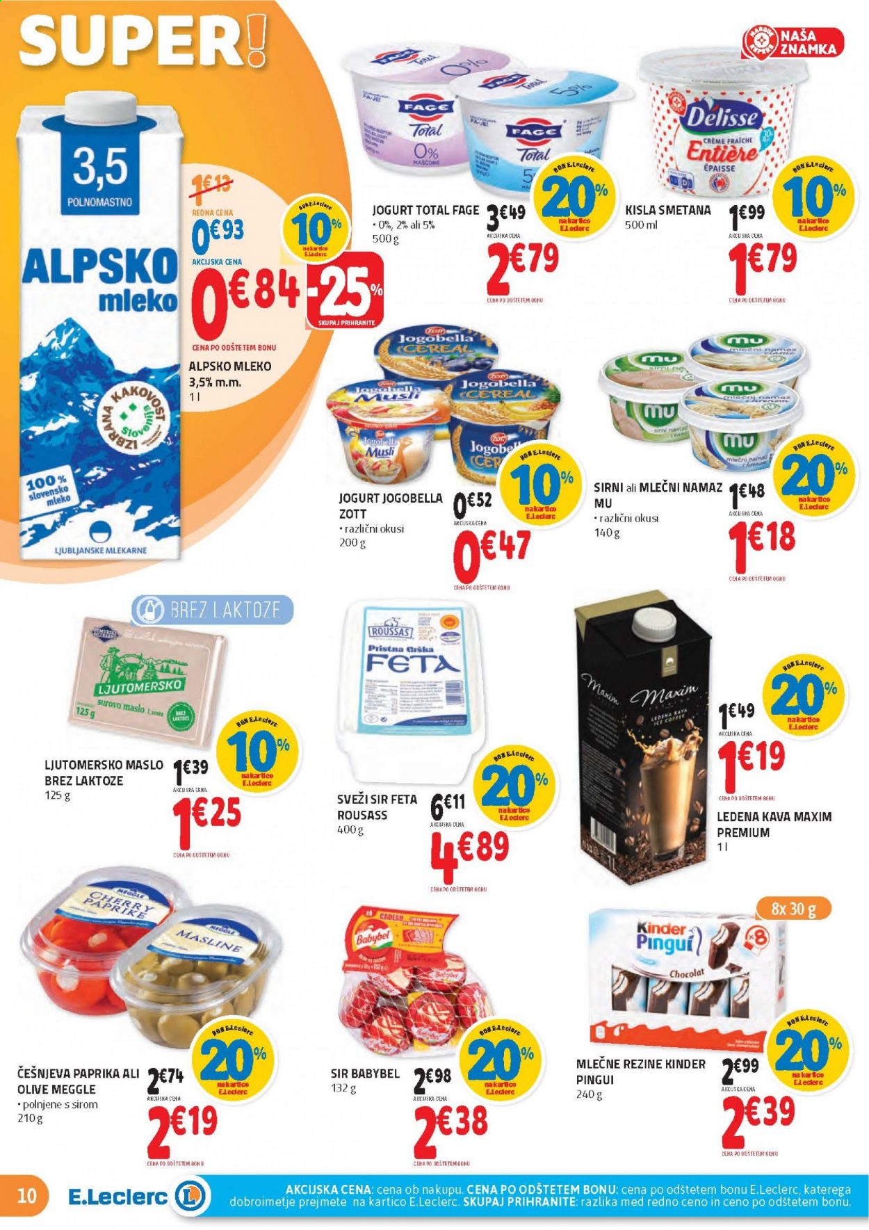 E.Leclerc katalog - 11.8.2021 - 21.8.2021. Stran 10