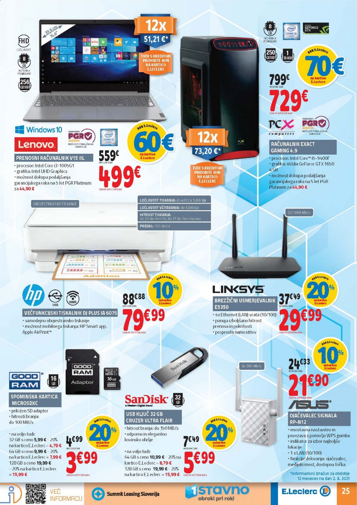 E.Leclerc katalog - 11.8.2021 - 21.8.2021. Stran 25