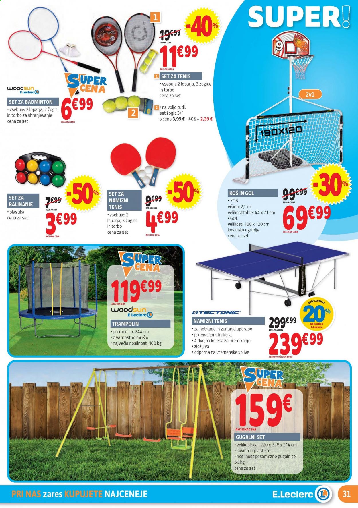 E.Leclerc katalog - 11.8.2021 - 21.8.2021. Stran 31