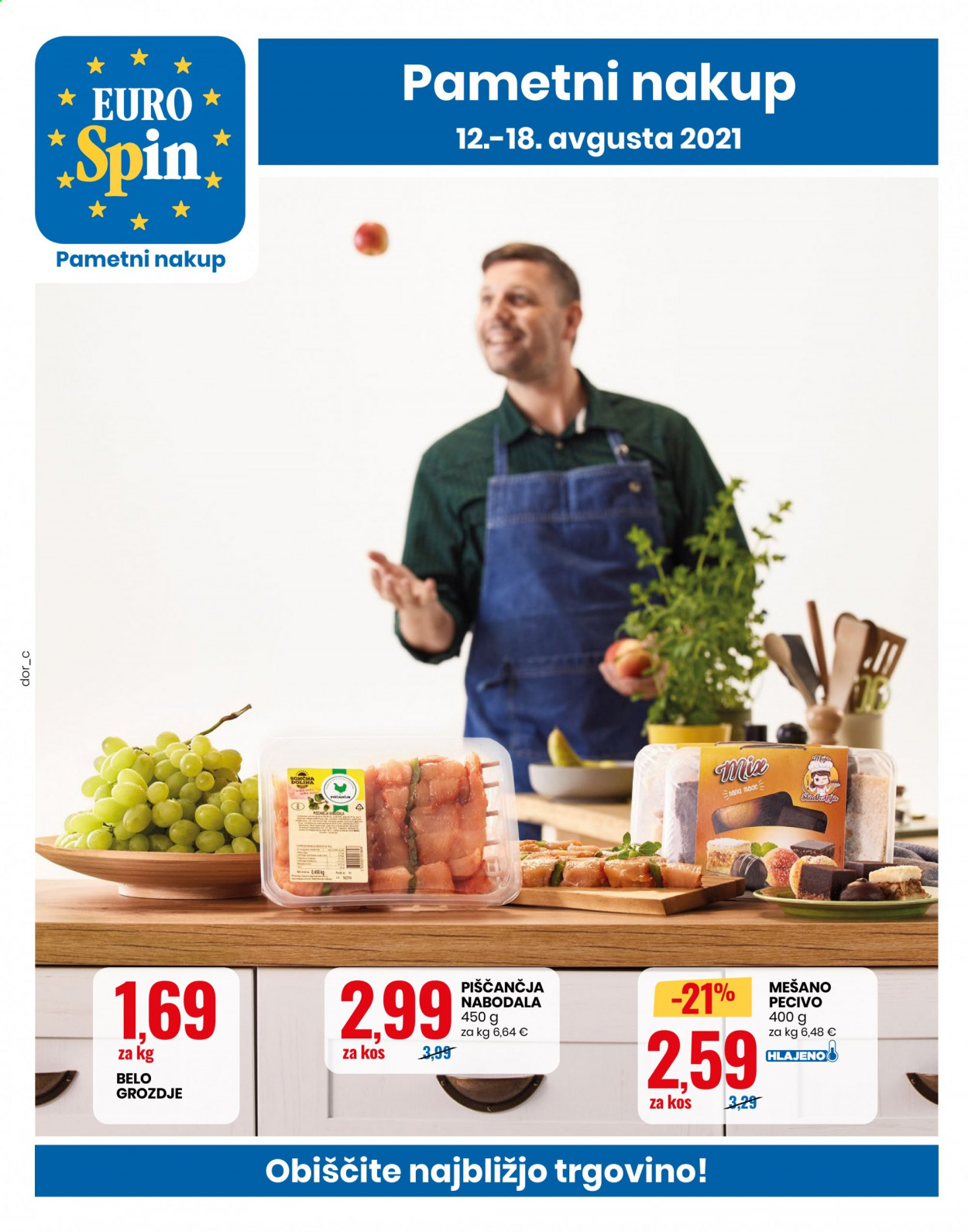 EuroSpin katalog - 12.8.2021 - 18.8.2021. Stran 1