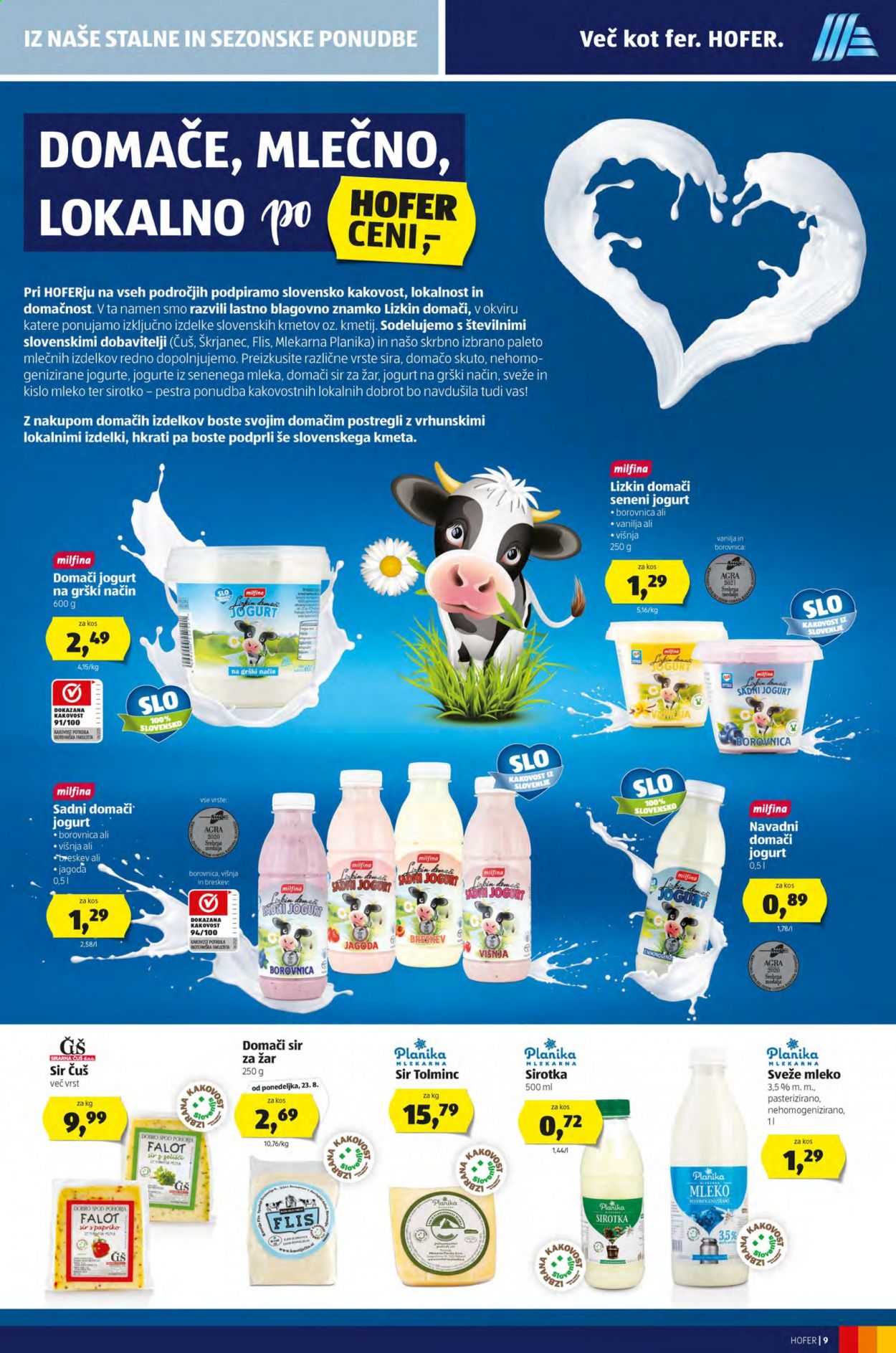 Hofer katalog - 13.8.2021 - 21.8.2021. Stran 9