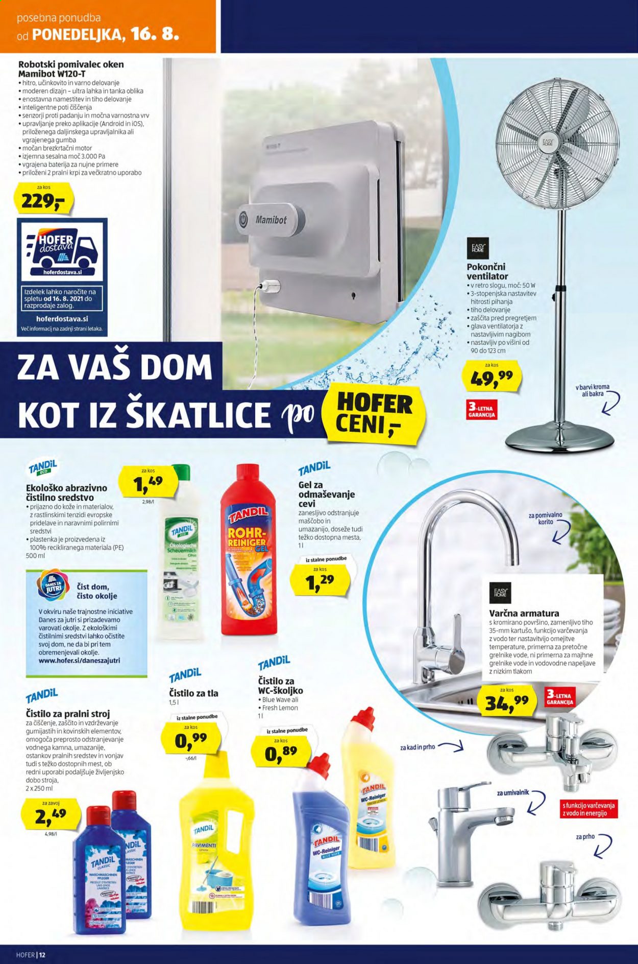 Hofer katalog - 13.8.2021 - 21.8.2021. Stran 12