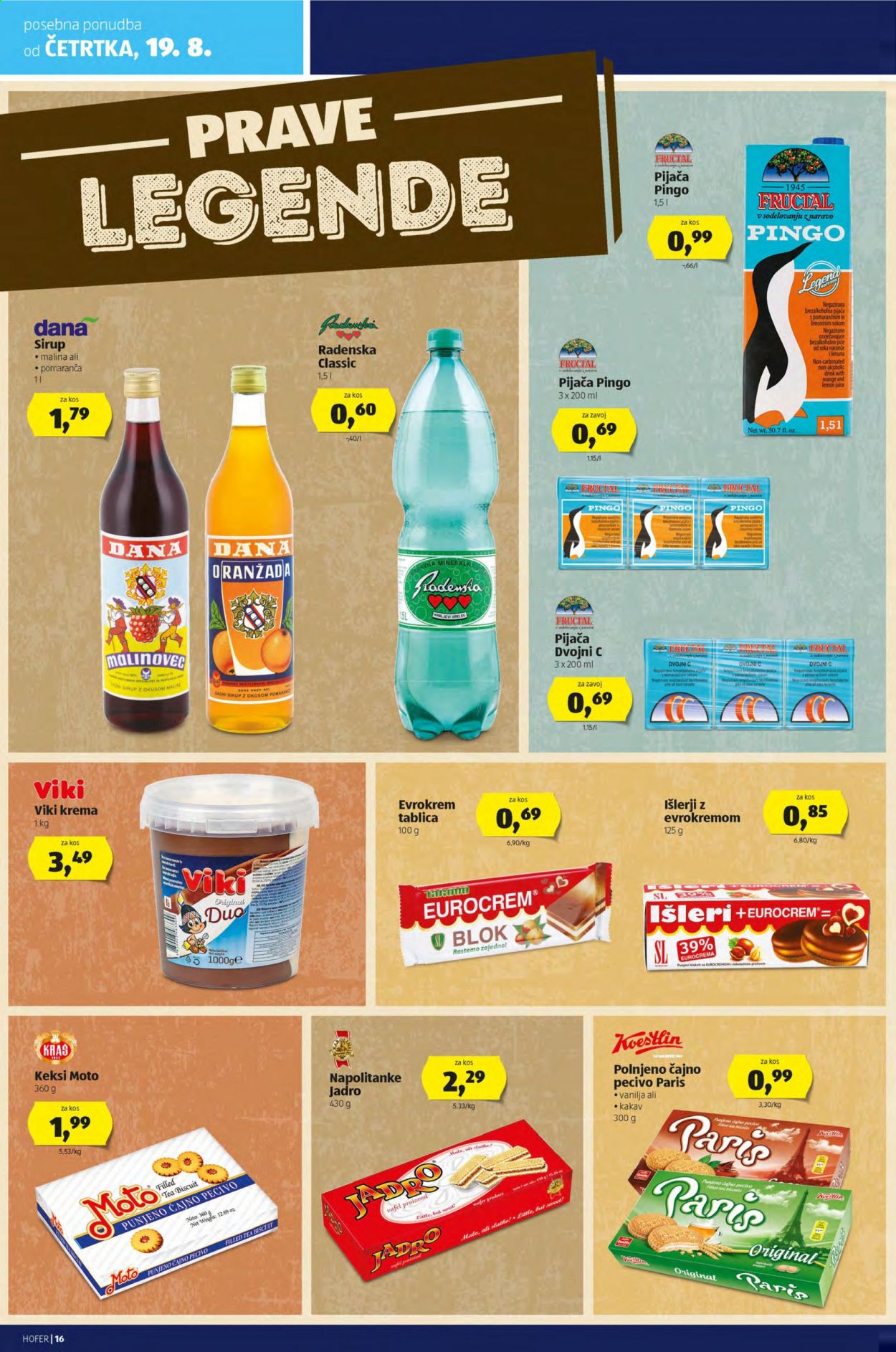 Hofer katalog - 13.8.2021 - 21.8.2021. Stran 16