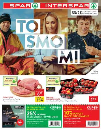 SPAR katalog - 18.08.2021 - 24.08.2021.