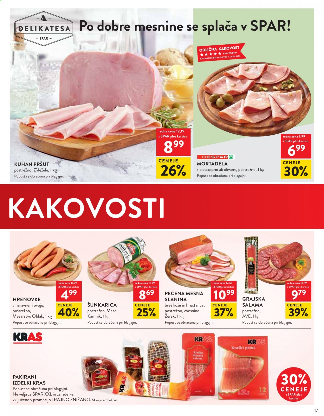 SPAR katalog - 18.8.2021 - 24.8.2021. Stran 17
