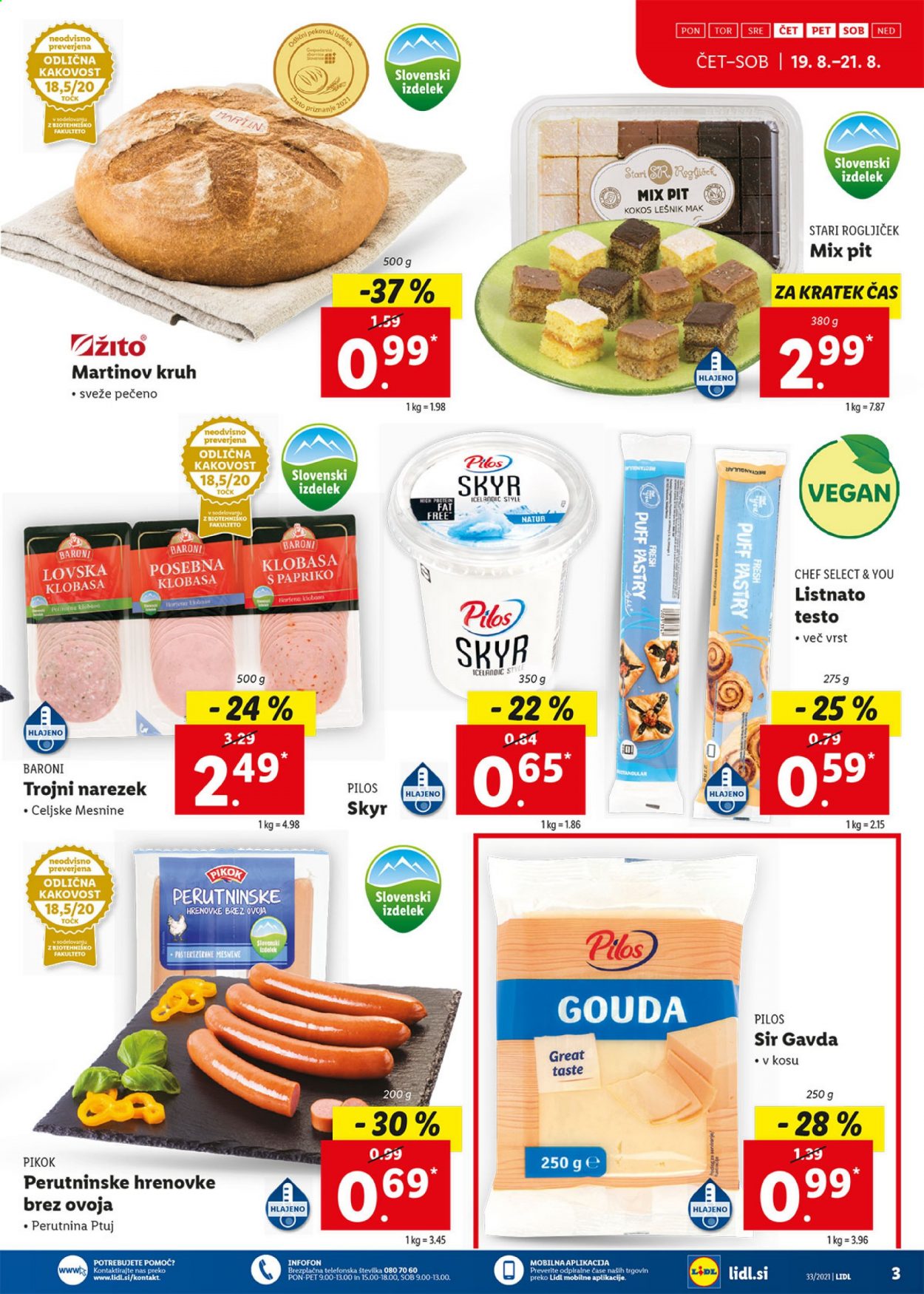 Lidl katalog - 19.8.2021 - 29.8.2021. Stran 3