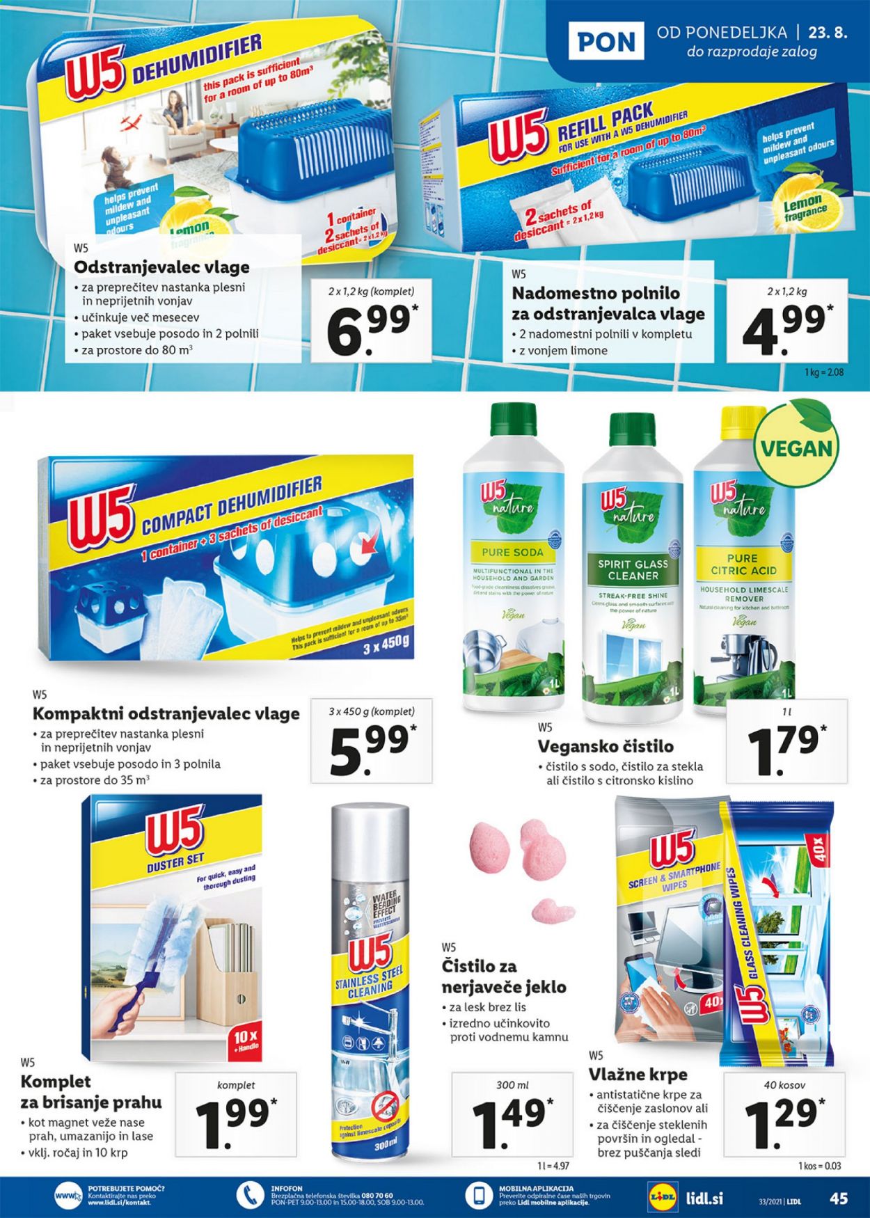 Lidl katalog - 19.8.2021 - 29.8.2021. Stran 45