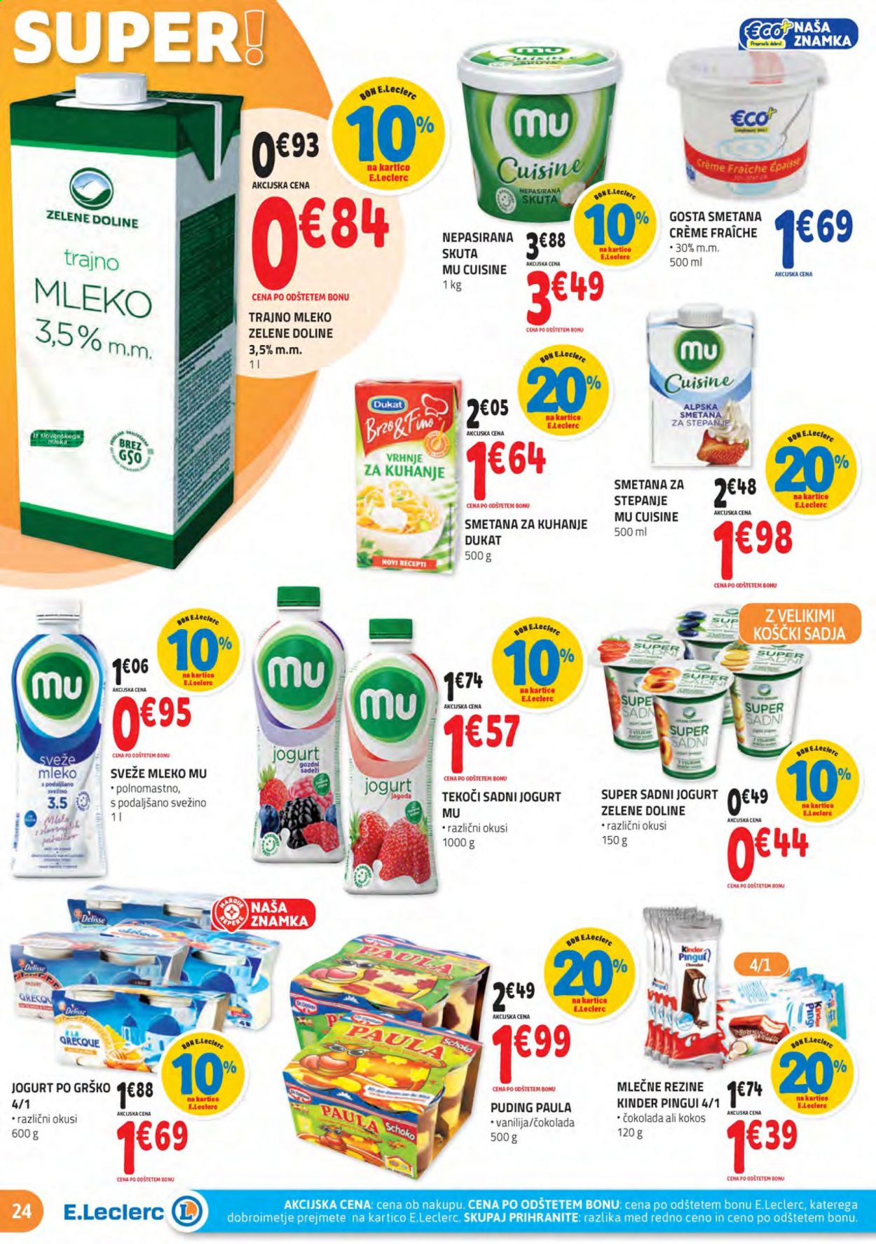 E.Leclerc katalog - 18.8.2021 - 28.8.2021. Stran 24