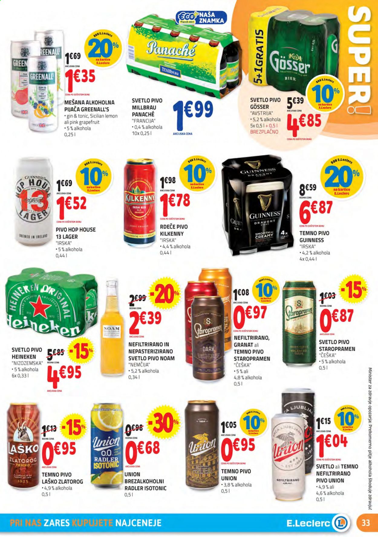 E.Leclerc katalog - 18.8.2021 - 28.8.2021. Stran 33