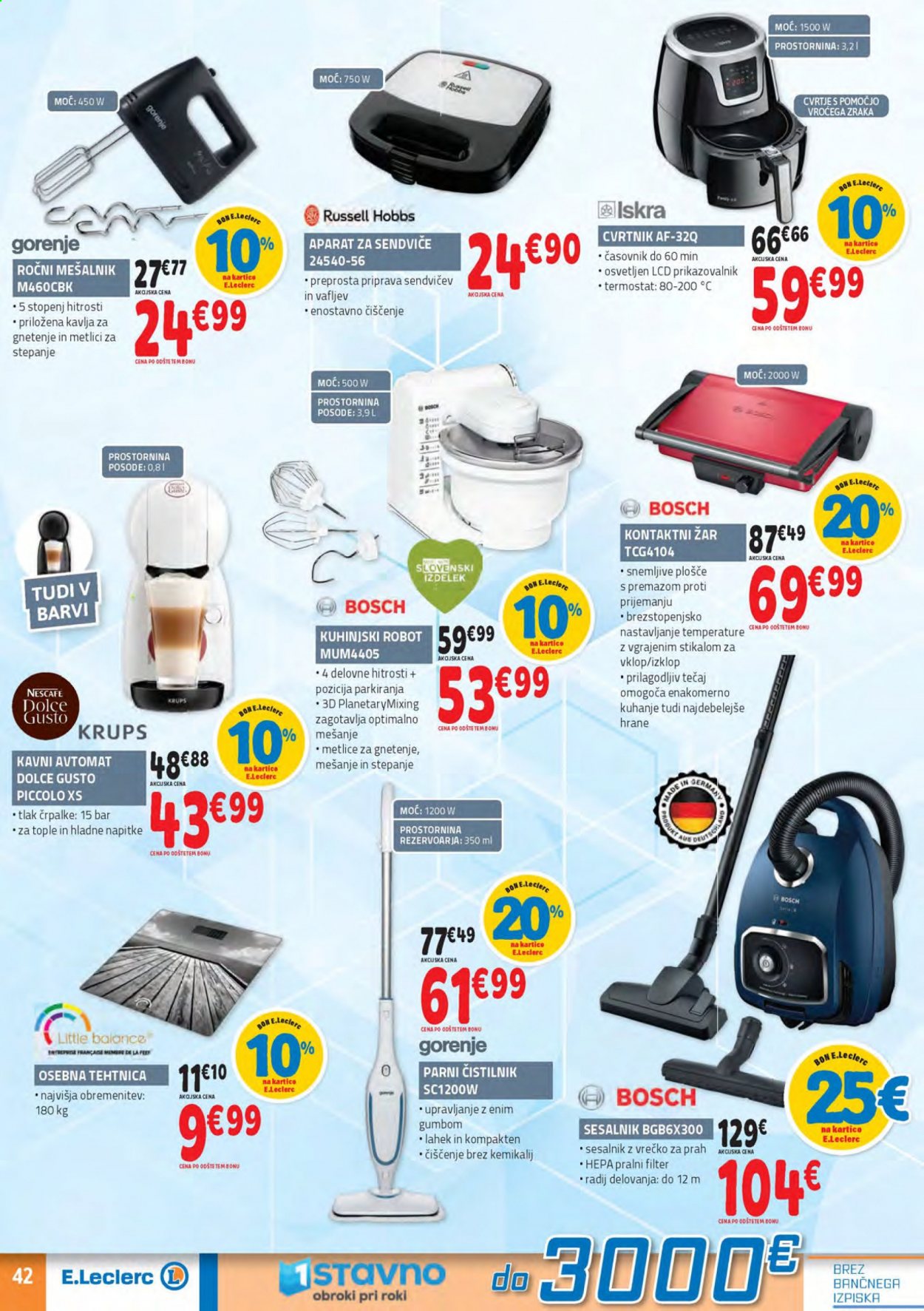 E.Leclerc katalog - 18.8.2021 - 28.8.2021. Stran 42