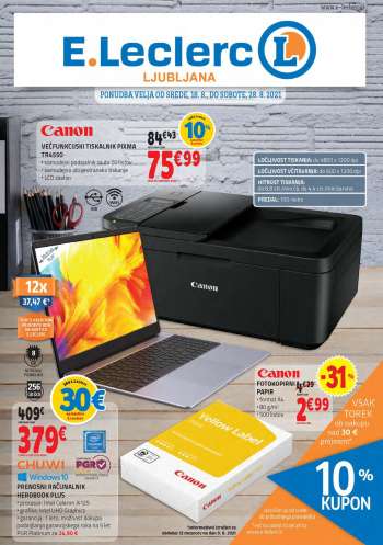 E.Leclerc katalog - 18.08.2021 - 28.08.2021.