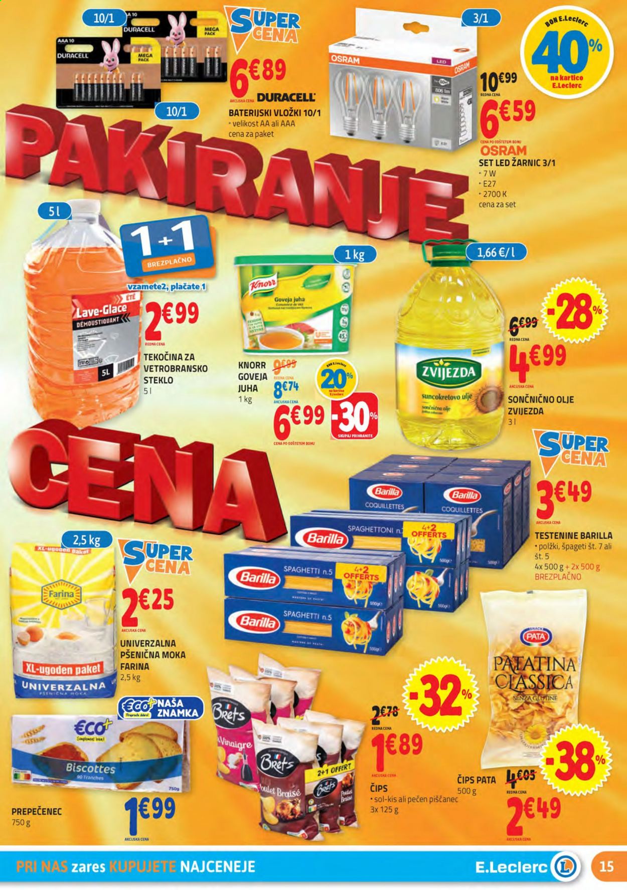 E.Leclerc katalog - 18.8.2021 - 28.8.2021. Stran 15