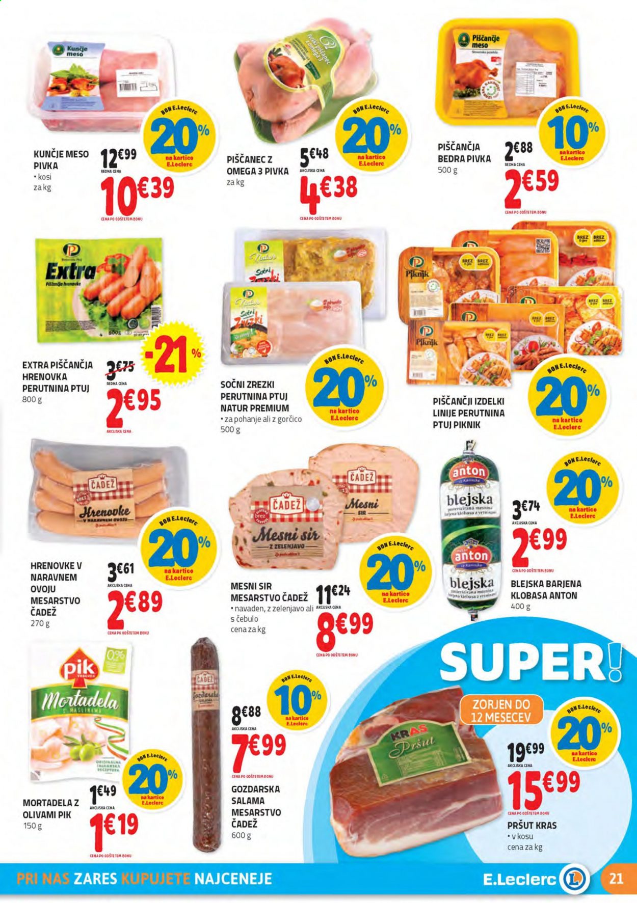 E.Leclerc katalog - 18.8.2021 - 28.8.2021. Stran 21