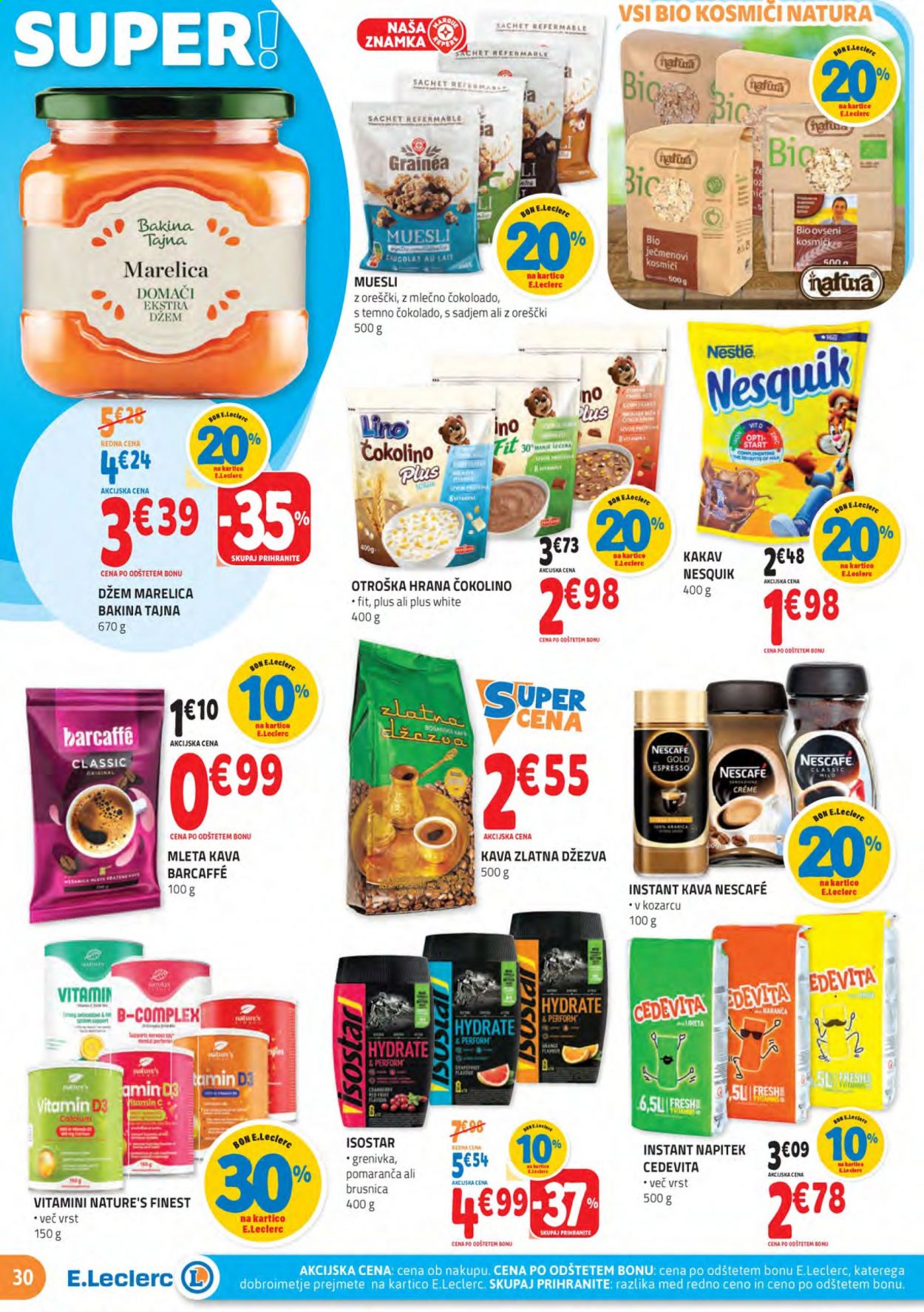 E.Leclerc katalog - 18.8.2021 - 28.8.2021. Stran 30