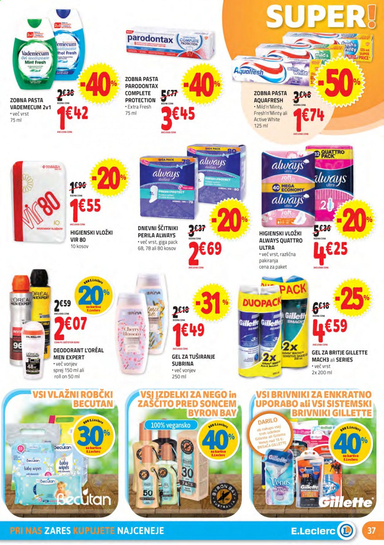 E.Leclerc katalog - 18.8.2021 - 28.8.2021. Stran 37