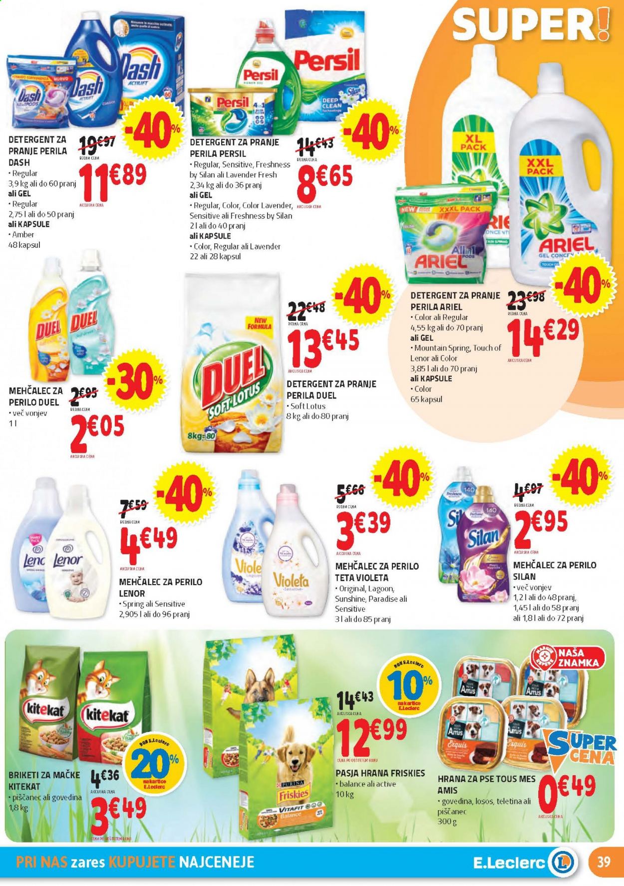 E.Leclerc katalog - 18.8.2021 - 28.8.2021. Stran 39