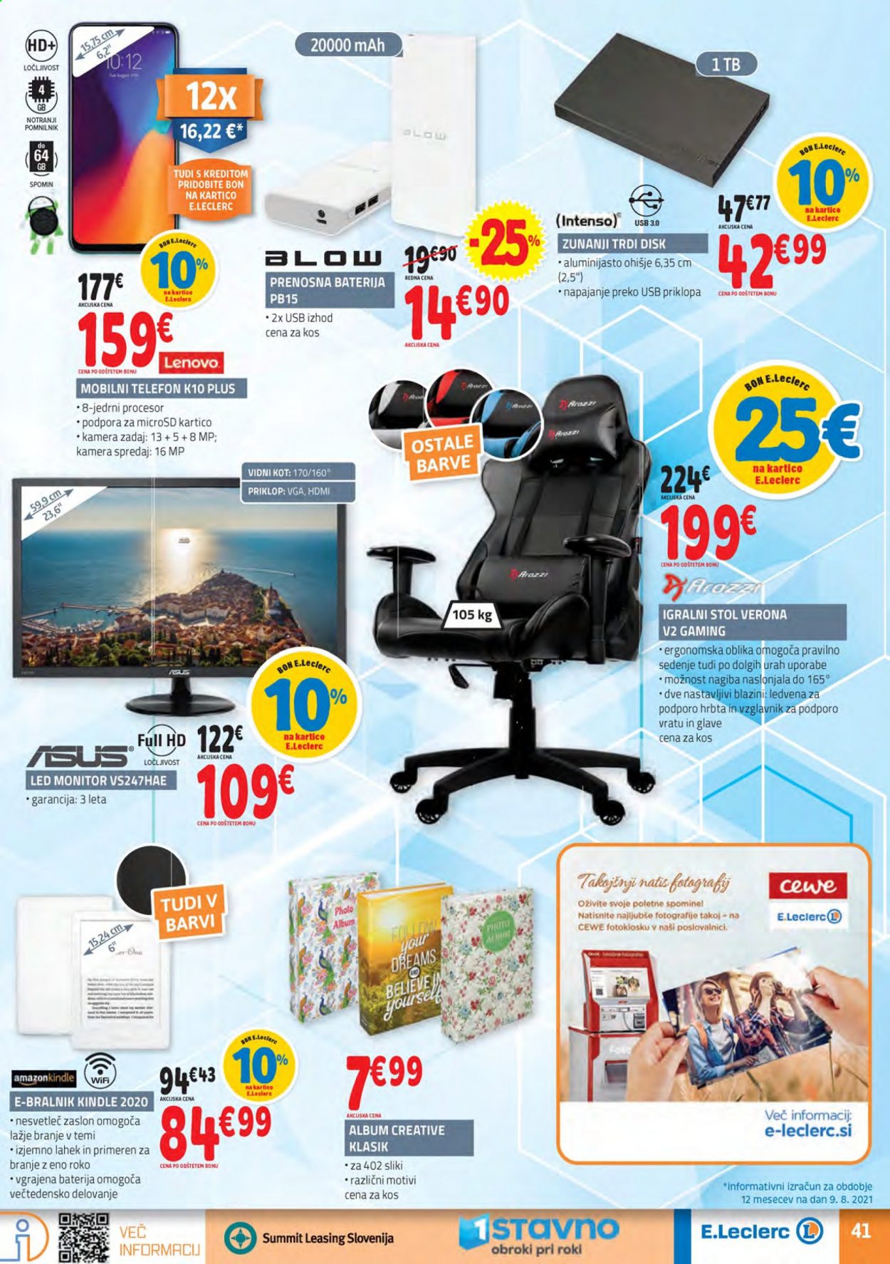 E.Leclerc katalog - 18.8.2021 - 28.8.2021. Stran 41