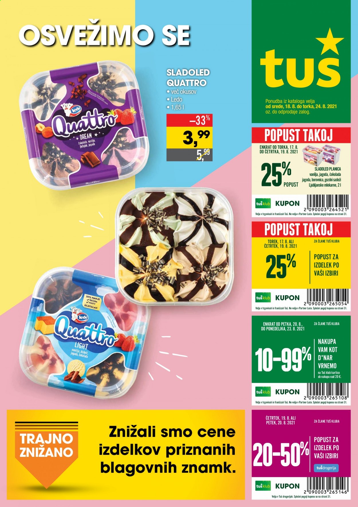 Tuš katalog - 18.8.2021 - 24.8.2021. Stran 1
