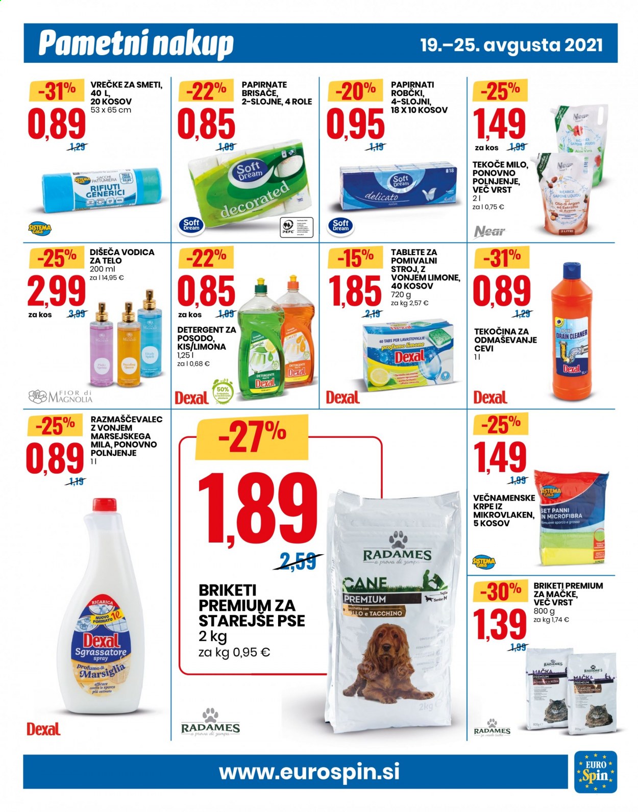 EuroSpin katalog - 19.8.2021 - 25.8.2021. Stran 7