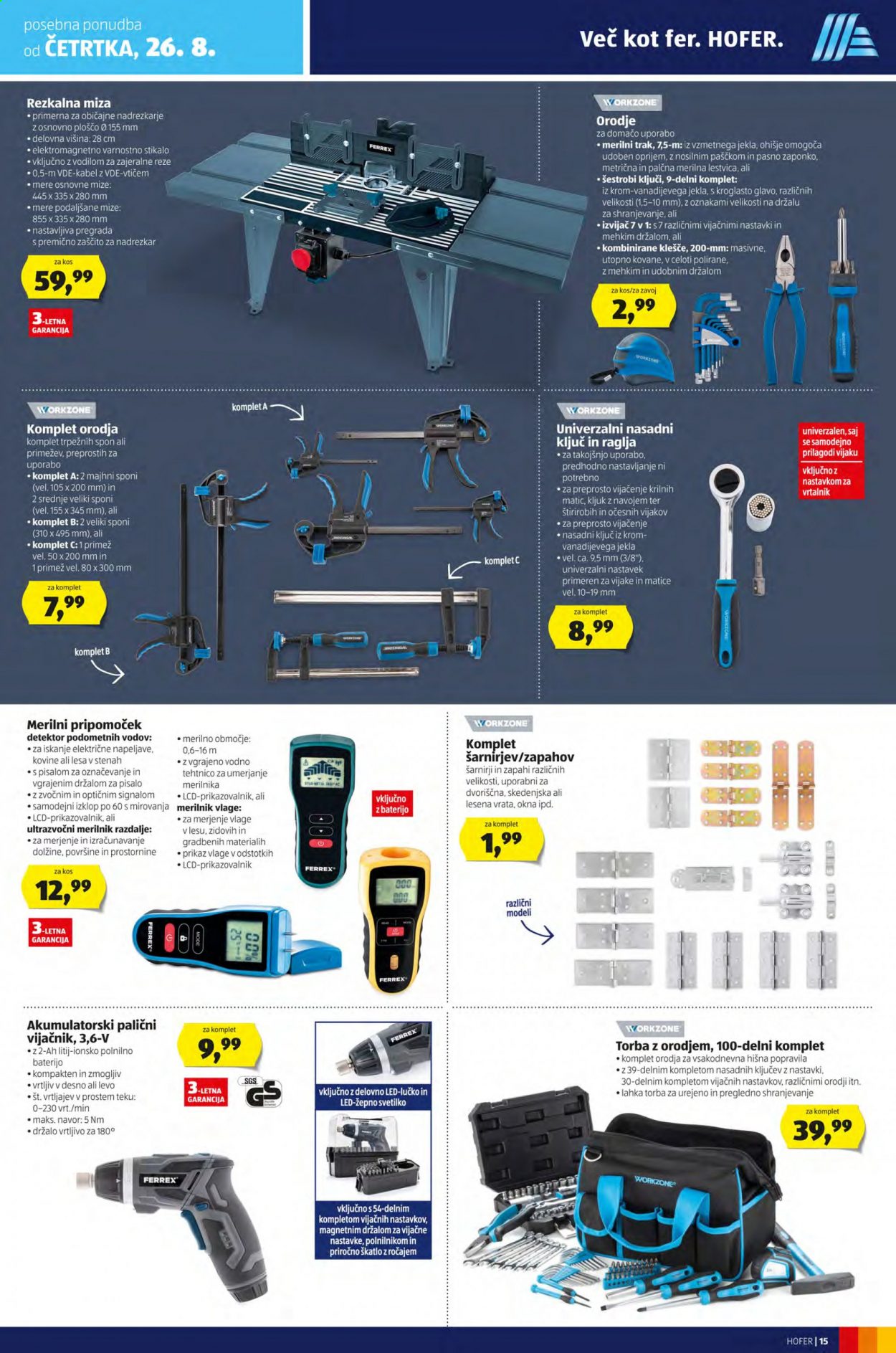 Hofer katalog - 19.8.2021 - 28.8.2021. Stran 15