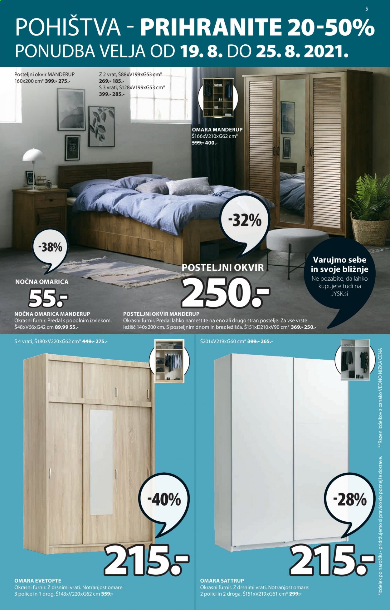 JYSK katalog - 19.8.2021 - 1.9.2021. Stran 5