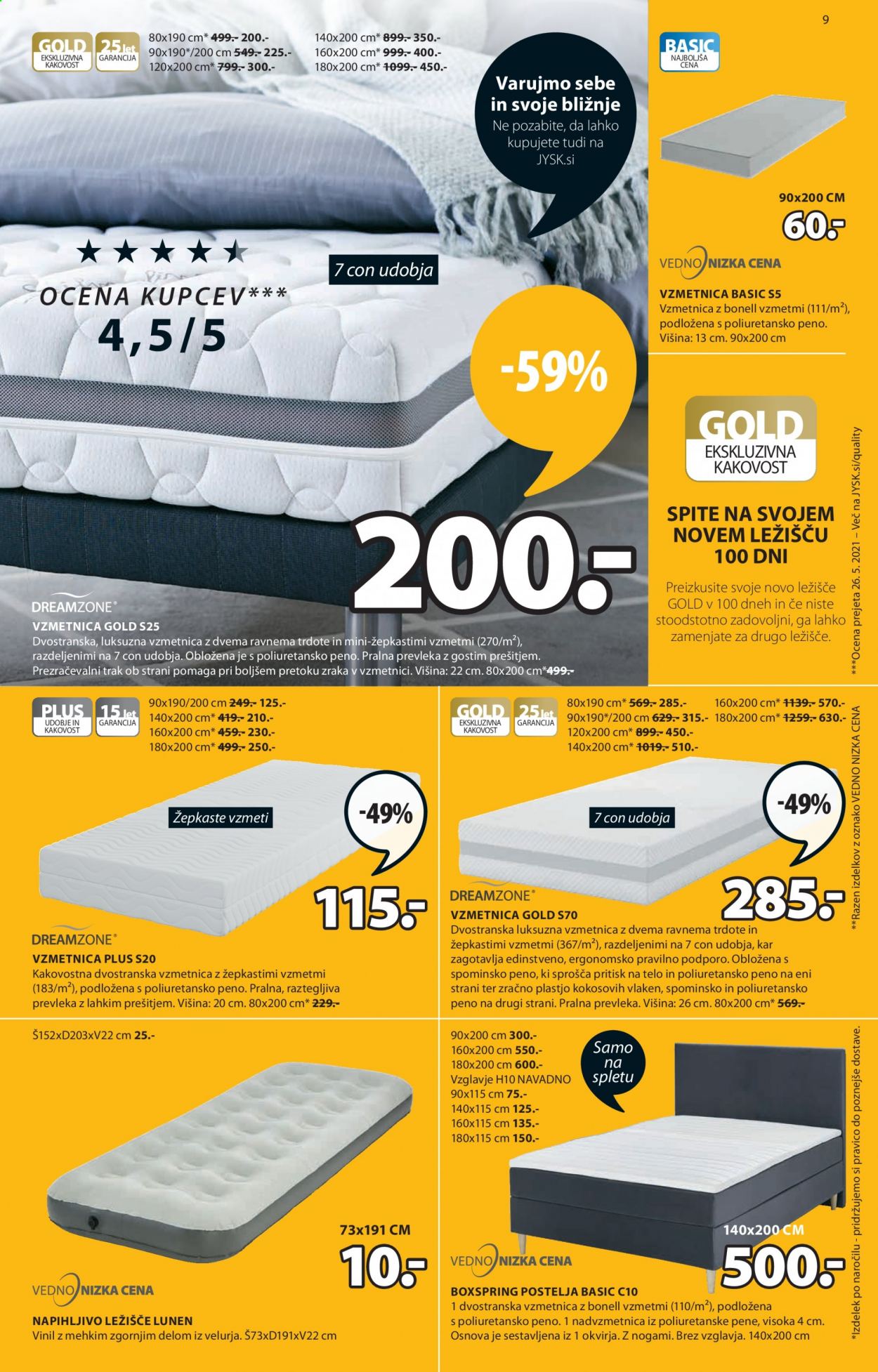 JYSK katalog - 19.8.2021 - 1.9.2021. Stran 9