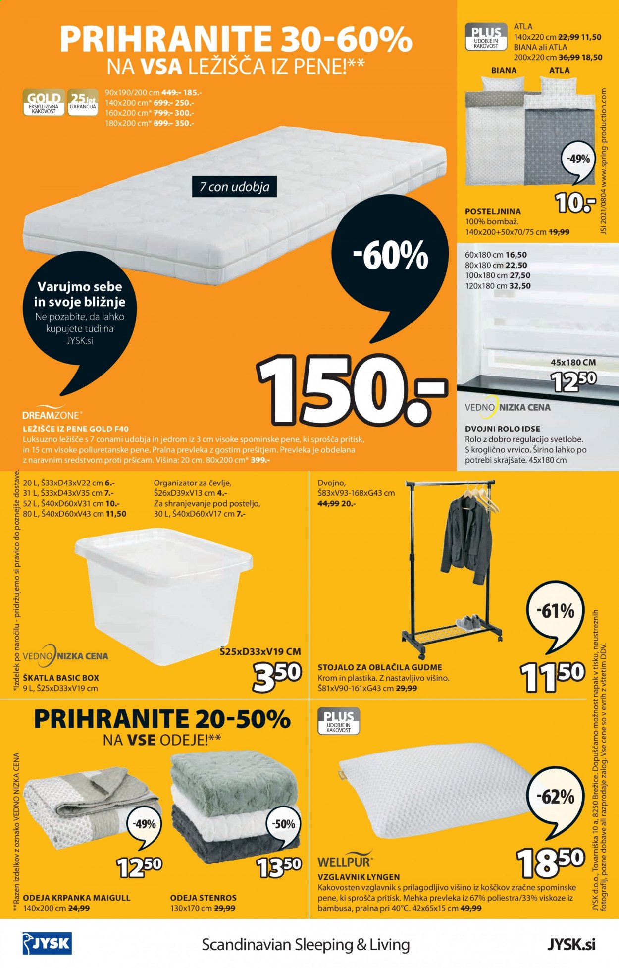 JYSK katalog - 19.8.2021 - 1.9.2021. Stran 16