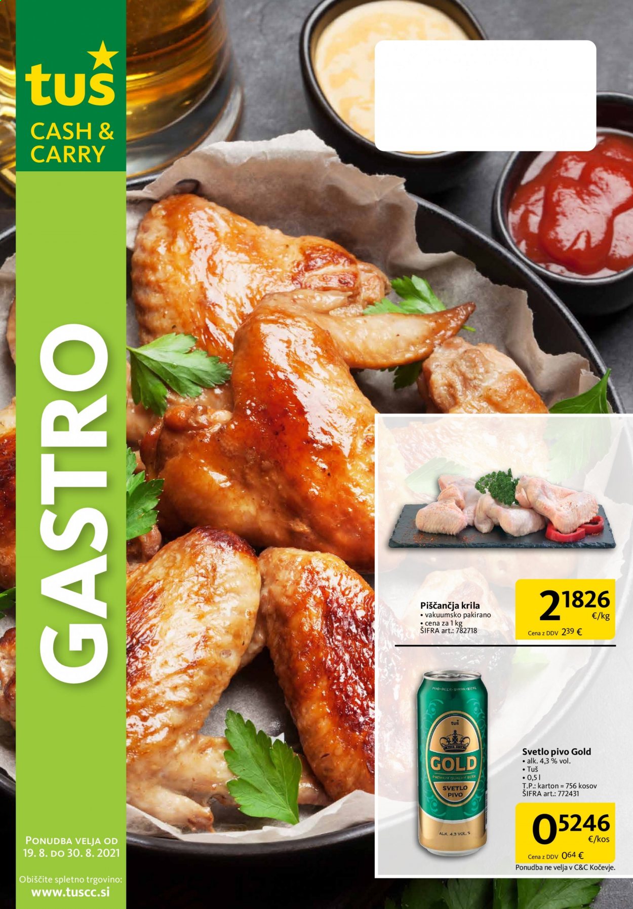 Tuš Cash & Carry katalog - 19.8.2021 - 30.8.2021. Stran 1